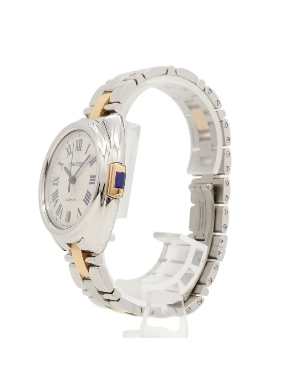 Cartier Cle de Cartier 2 Silver Dial Watch Boys